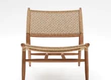 Rattan lounge chair — silo