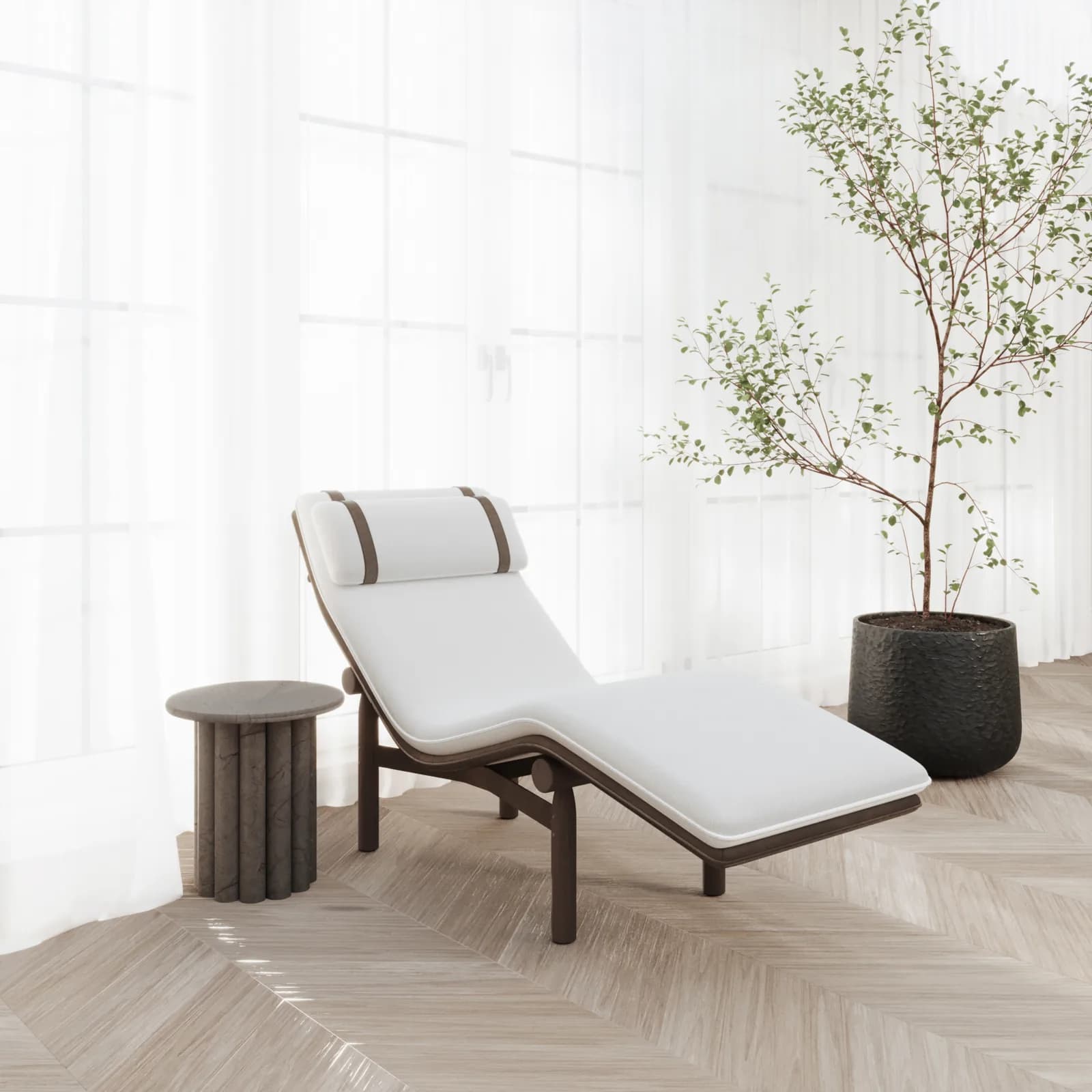 Minimalist Reading Lounge